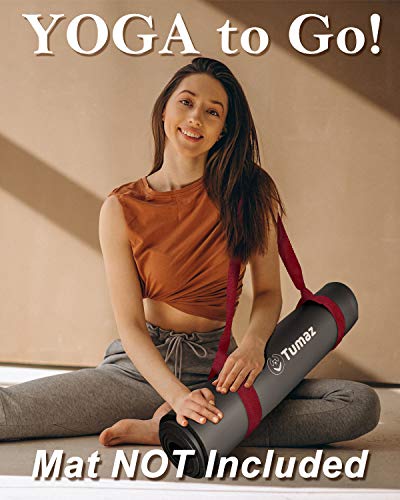 51U+obCEeDL Tumaz Yoga Mat Strap with Extra Thick