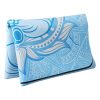 Travel Yoga Mat - Suede & Natural Rubber, Non-Slip, Ultra-Thin, Foldable Gym Mat with Canvas Bag for Yoga & Pilates (72"x26")