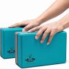 Yoga Blocks with Strap to Support and Improve Poses and Flexibility