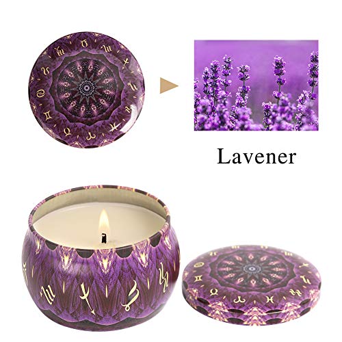 51VHCg-472L Yoga Aromatherapy Candle Lavender Soy