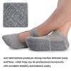 Non Slip Grip Yoga Socks for Women with Cushion for Pilates