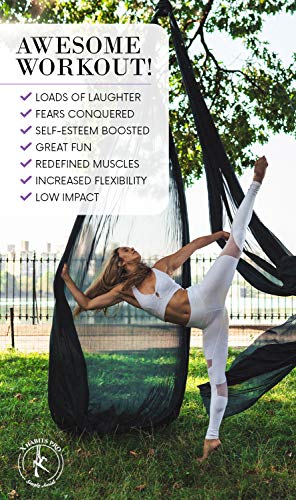 Stretch Aerial Yoga Swing Hammock Kit