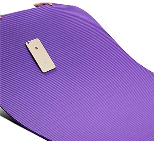 51VkKz0cwKL Fitness Exercise Thick Yoga Mat, 3/5Inch Extra Thick