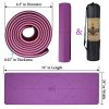 Align Your Practice: Non-Slip Yoga Mat with Alignment Lines
