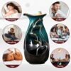 Olerqzer Ceramic Backflow Incense Holder with 30 Backflow