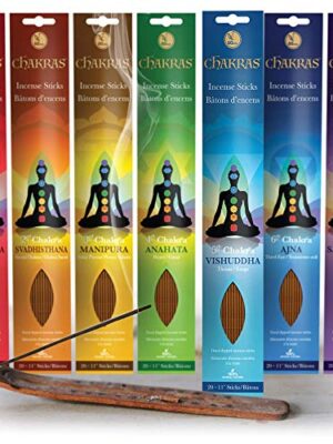 Chakras Incense Sticks, Perfect For Meditation, Reiki