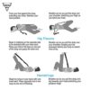 Forbidden Road Stretch Strap (6ft, 8ft) Yoga Strap