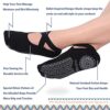 Yoga Socks for Women Non-Slip Grips, Straps