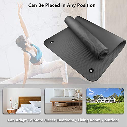 51X3aNfacfL Yoga Mat 31.5 inch 10mm ,LFS Extra Wide and Extra Thick Non Slip