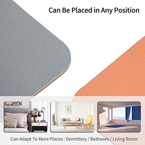 51XPqGMlDVL wwww Yoga Mat Extra Thick 1/4 , 1/3 Inch Non Slip