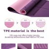 YAWHO Yoga Mat Fitness Mat Eco Friendly Material SGS