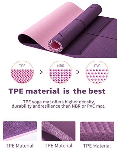 51XYcLBkTHL YAWHO Yoga Mat Fitness Mat Eco Friendly Material SGS