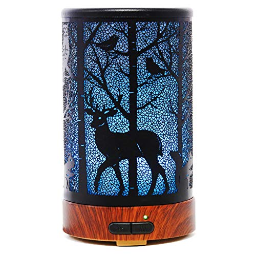 EQUSUPRO Essential Oil Diffuser 100ml Metal Aromatherapy