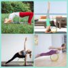PACEARTH Yoga Wheel with Icon Guide,12mm