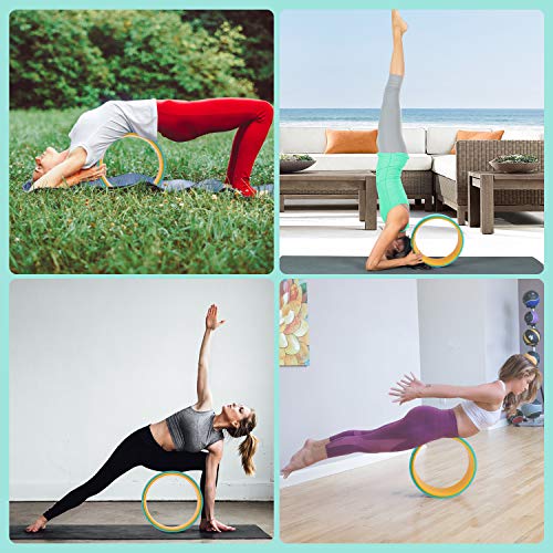 51XeCWrSZ1L PACEARTH Yoga Wheel with Icon Guide,12mm