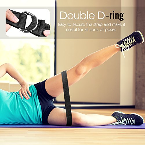 51Xwi13gitL.SL1500 MoKo Yoga Strap Belt , Stretching Exercise Fitness Bands 6ft