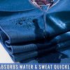 Heathyoga Non-Slip Hot Yoga Towel, Stickyfiber Non Slip