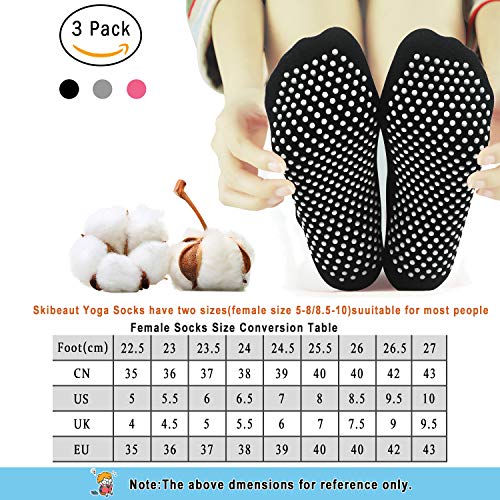 51YE2iw74gL Yoga Sock Non Skid Slip Sticky Grippers