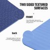 Non Slip TPE Yoga Mats Pilates and Floor Exercises