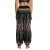 Lu's Chic Women's Bohemian Yoga Pants High Waist