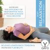 Gayo 100% Cotton Rectangle Yoga Bolster Pillow Set