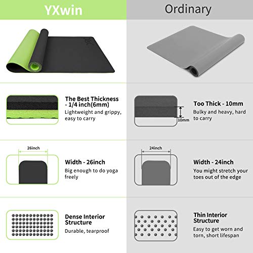 51ZS32f3spL Yoga, Pilates Exercise Fitness Mat with Carrying Strap