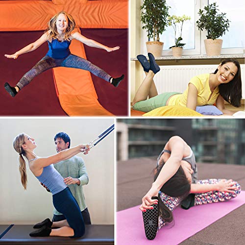 51ZWLFZa6iL.SL1500 Stay Grounded in Style: Unisex Non-Slip Grip Socks for Yoga and More