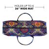 Yoga Mat Duffel Bag Canvas with Pocket and Zipper