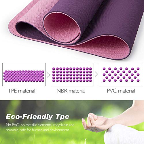 51ZnciFOEVL TOPLUS Yoga Mat - Upgraded Thick Yoga Mat