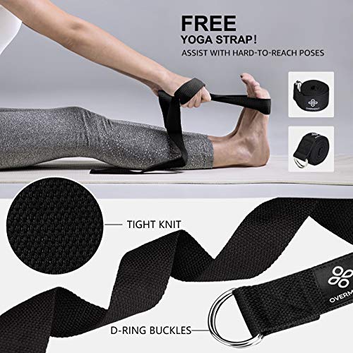Overmont 5-in-1 Set, 1 Yoga Wheel for Back Pain