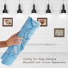 Travel Yoga Mat - Suede & Natural Rubber, Non-Slip, Ultra-Thin, Foldable Gym Mat with Canvas Bag for Yoga & Pilates (72"x26")