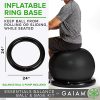Gaiam Essentials Balance Ball, Base Kit, 65cm Yoga Ball Chair