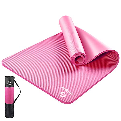 Gruper Thick Yoga Mat Non Slip, Large Size 72" L x 32" W