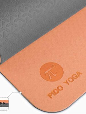 Pido Yoga Mat - 1/4, 1/3 Inch Extra Thick Non Slip