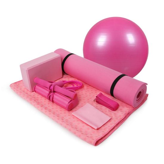 GYFHMY 7Pcs Yoga Starter Sets - Include Exercise Mat