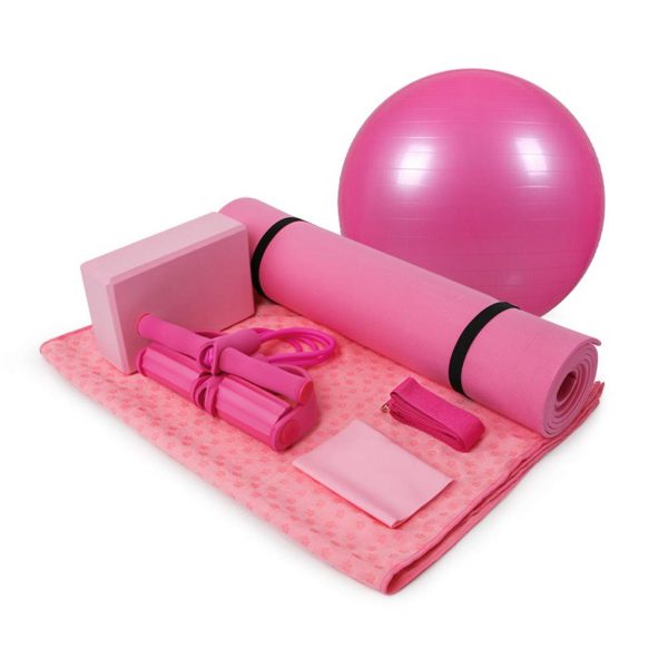 GYFHMY 7Pcs Yoga Starter Sets - Include Exercise Mat 1 GYFHMY 7Pcs Yoga Starter Sets - Include Exercise Mat
