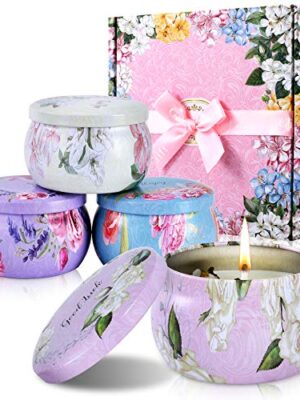 POEKLSYNM Scented Candles Gift Set, Aromatherapy