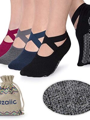 Ozaiic Non Slip Socks for Yoga Pilates