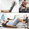 Non-Slip Yoga Socks for Ladies - Toeless Anti-Skid Pilates, Barre, Ballet, Bikram Workout Socks with Grips