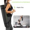 Yoga, Pilates Exercise Fitness Mat with Carrying Strap