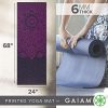 Gaiam Yoga Mat Premium Print Extra Thick Non Slip Exercise