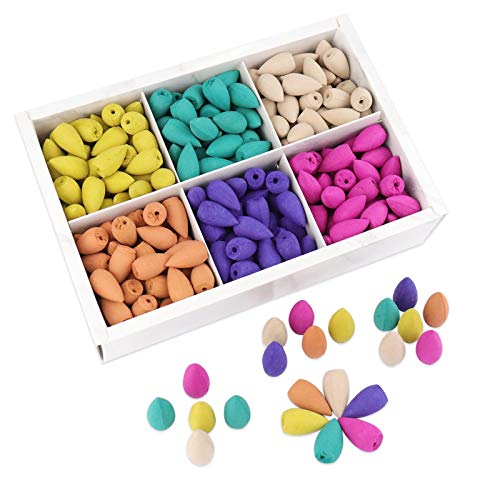 SUNTA 270pcs Backflow Incense Cones 100% Natural