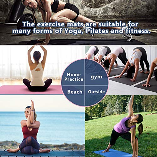 51bxCedOwXL ๐ Ultimate Comfort & Grip: Thickened Non-Slip Yoga Mat for All Levels! ๐