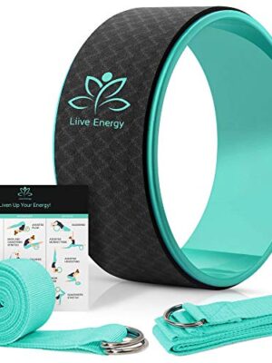 Liive Energy Yoga Wheel, Straps Set - Plexus Wheel