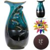 Olerqzer Ceramic Backflow Incense Holder with 30 Backflow