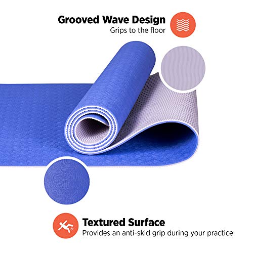 51caQIVZG+L Zuma Yoga Mat with Nylon Strap - Elevate Your Practice