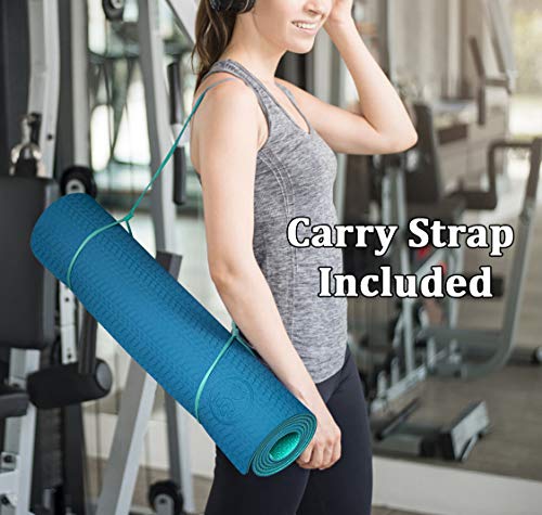 51cy0yjrAWL Yoga Mat Non Slip with Carrying Strap