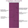 Ewedoos Eco Friendly Yoga Mat with Alignment Lines