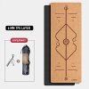 SUNFEID Cork Yoga Mat Non Slip Extra Thick