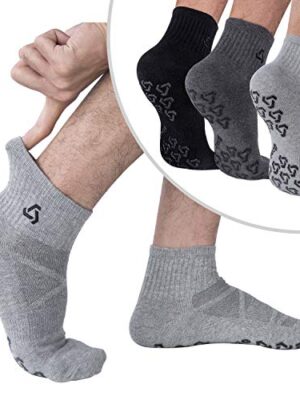 Anti-Skid Socks With Grips Non Slip Socks Ideal For Pilates